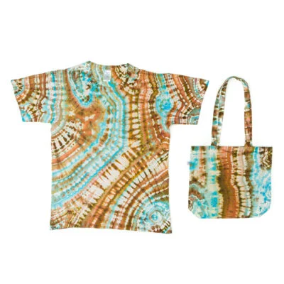 Turquoise T-Shirt & Tote Set Medium
