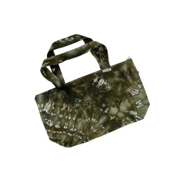 Olivine Zipper Canvas Carry-All