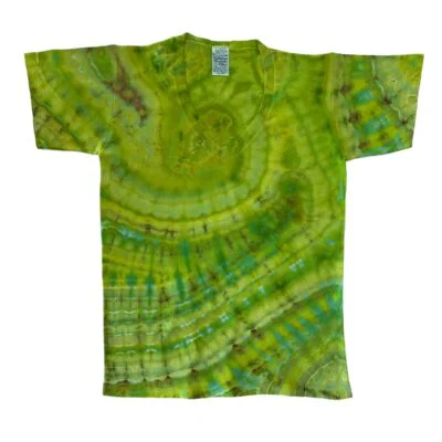 Electric Green V-Neck T-Shirt Small